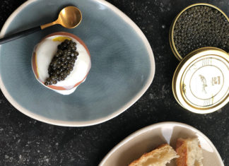 Œufs à la coque au Caviar