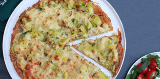Quiche en croûte de pommes de terre