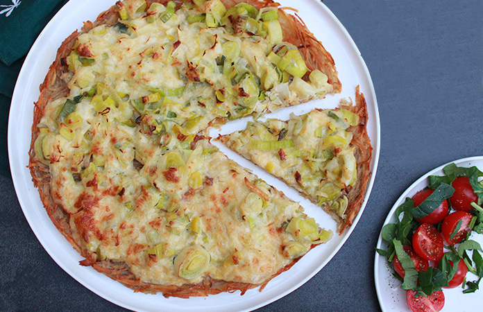 Quiche en croûte de pommes de terre