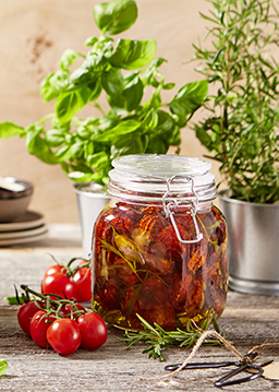 Tomates Confites à l'huile d'olive