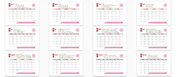 Mois par mois un calendrier agenda + un zoom sur les fruits et légumes à consommer en Belgique