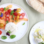 Salade de mozzarella aux fruits d’été