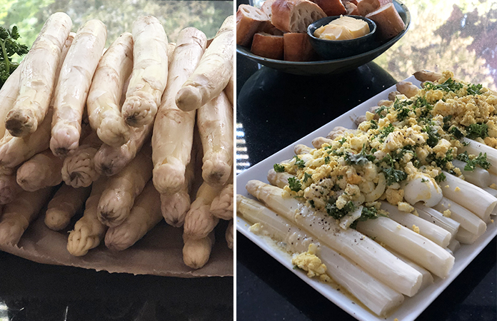 Asperges à la flamande comme ma bonne-maman