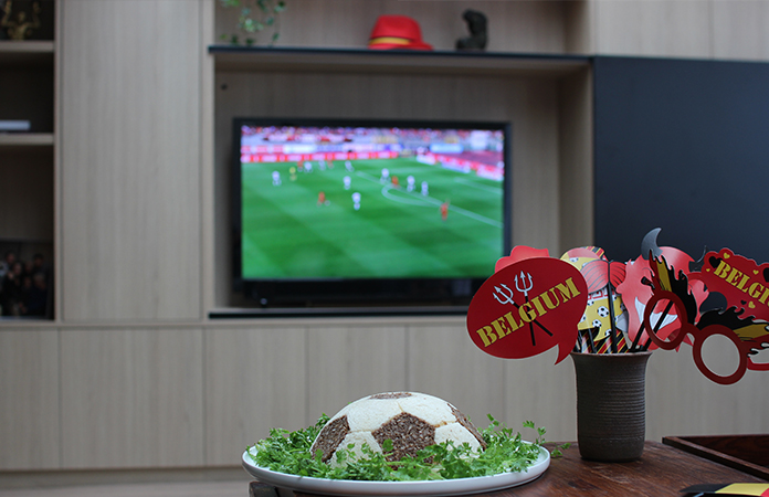 Sandwich cake ballon de foot