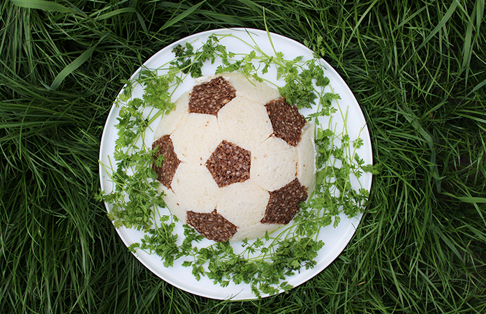 Sandwich cake ballon de foot