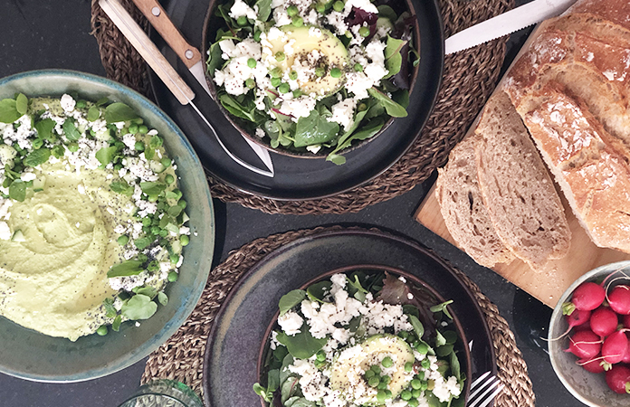 Houmous de petits pois | Une recette végétarienne