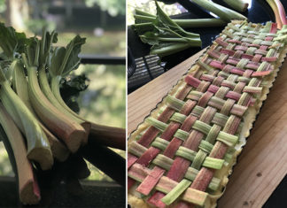 Tarte à la rhubarbe