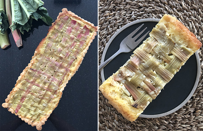 Tarte à la rhubarbe