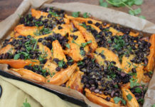 Patate douce aux haricots noirs