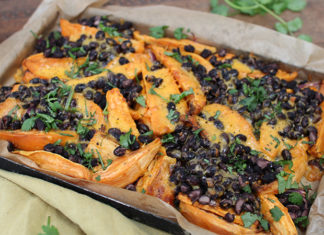 Patate douce aux haricots noirs