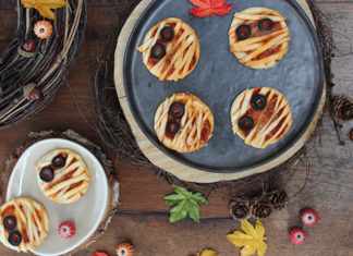 Momie Pizza recette halloween