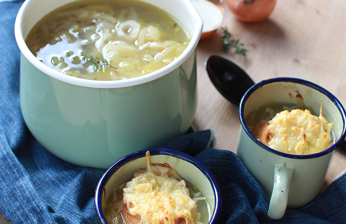 soupe à l'oignon 