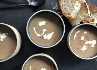 Soupe de châtaignes