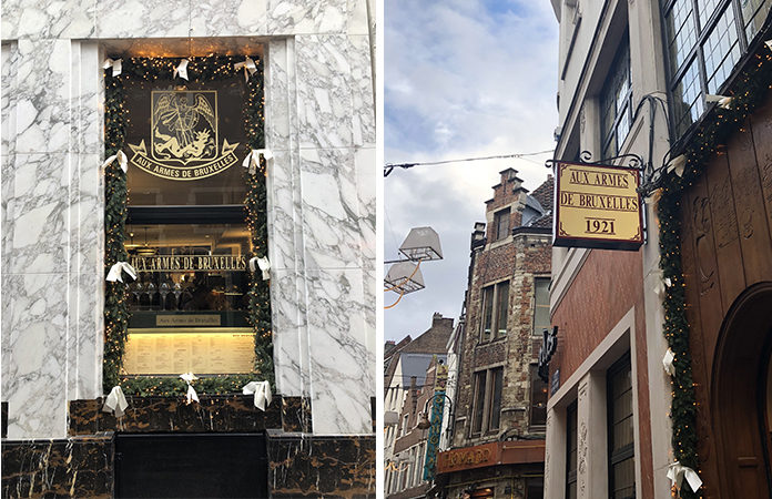 Aux armes de Bruxelles | Une institution bruxelloise | Restaurant Bruxelles