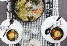 Soupe de légumes vitaminée et son toast gratiné à l’Appenzeller