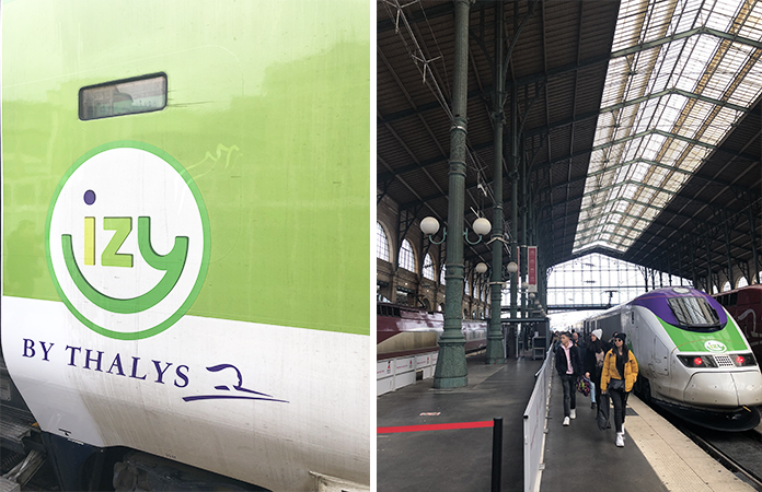 Paris Izy train