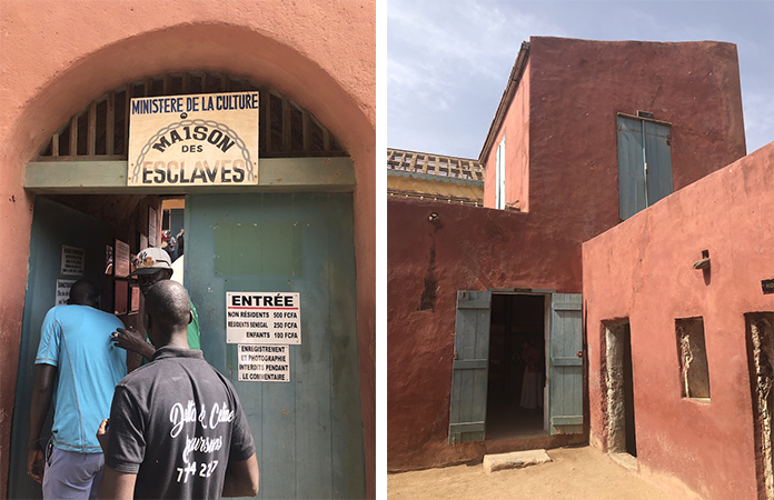 île de Gorée à 20 minutes en bateau de Dakar