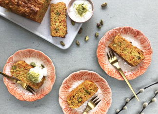 Carotte cake à la pistache | Une recette sans beurre