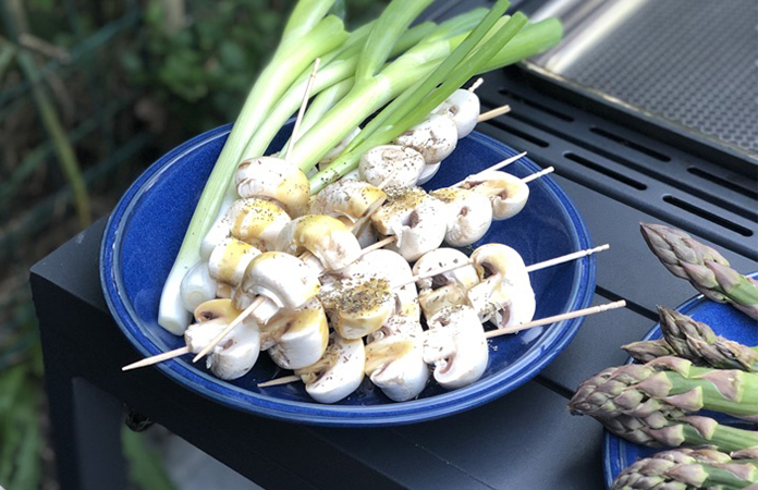 Brochette champignons