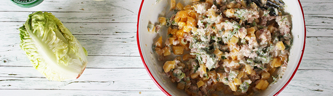 Thon et crevettes mayo en wrap de salade | 2 recettes tradition