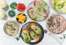Thon et crevettes mayo en wrap de salade | 2 recettes tradition