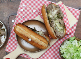 Philly cheesesteack | Sandwich de viande au fromage