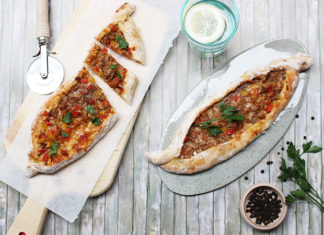 Pizza allongée turque - Pide