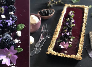 Tarte aux mûres du jardin | Une recette d'août