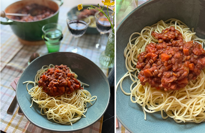 Bolognaise de lentilles