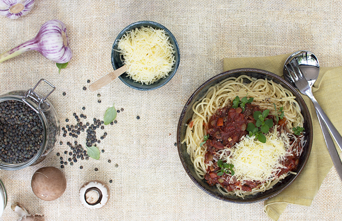 Bolognaise de lentilles | Une recette végétarienne