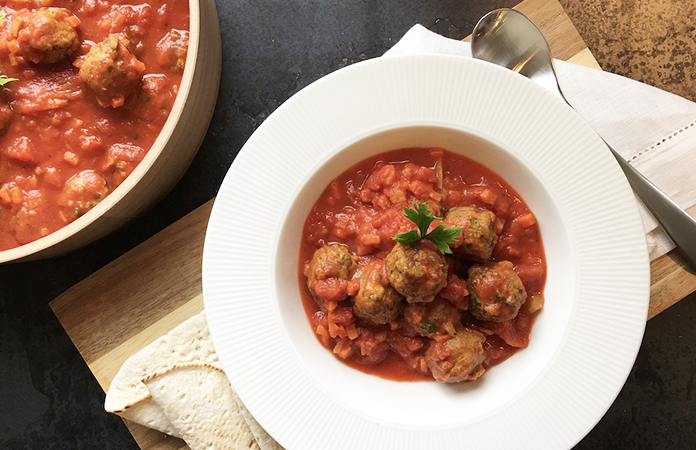 Boulette sauce tomate recette tomate cerise