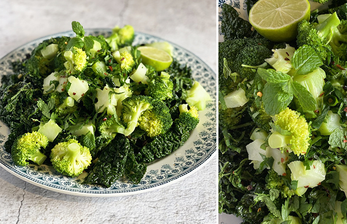 Chou vert et brocoli 