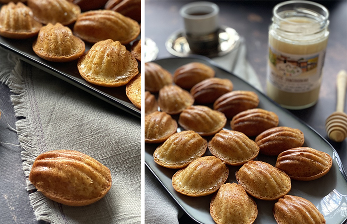 Madeleines miel et citron 