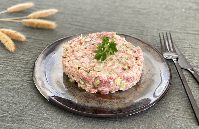 Tartare de bœuf au couteau