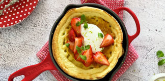 Dutch baby pancake aux fraises