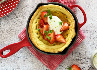 Dutch baby pancake aux fraises