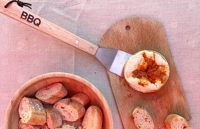 Camembert au barbecue