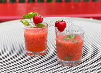 Margarita à la fraise