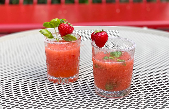 Margarita à la fraise