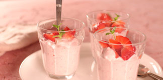 Mousse de fraises
