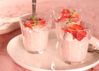 Mousse de fraises