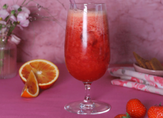Smoothies aux fraises