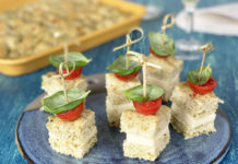Focaccia au pesto