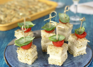 Focaccia au pesto