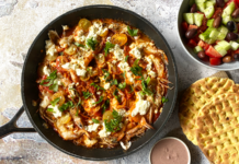 Crevettes saganaki grecque