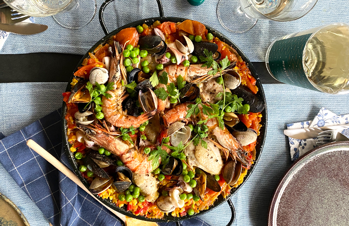 Paella recette tomate cerise