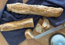 Baguette au levain de seigle