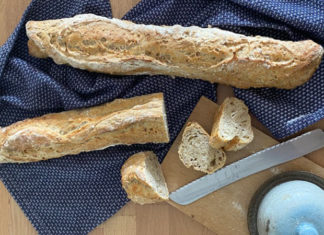 Baguette au levain de seigle