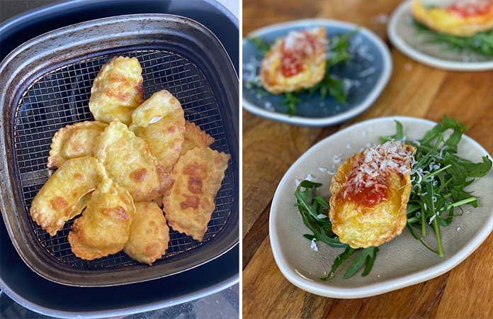 Ravioli frits à l’ Airfryer
