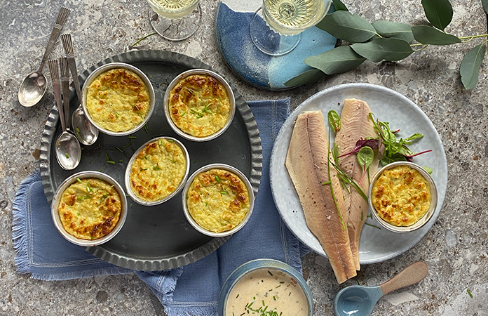 Flan de poireaux au fromage